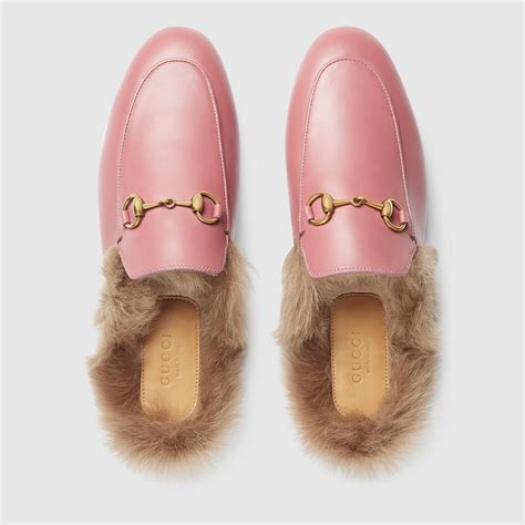 gucci princetown leather loafers.